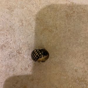 Black and Gold Zable Charm